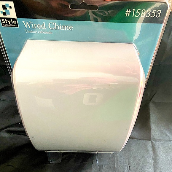 Style Selections - Wired Chime door chime #158353 - (NEW/UNOPENED) -  White - Picture 4 of 13